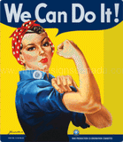 We Can Do It Tin Sign