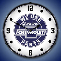 We Use Genuine Chevrolet Parts Led Clock