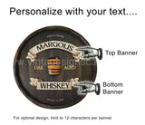 Margolis Whisky Barrel End Sign - Vintage Signs Canada