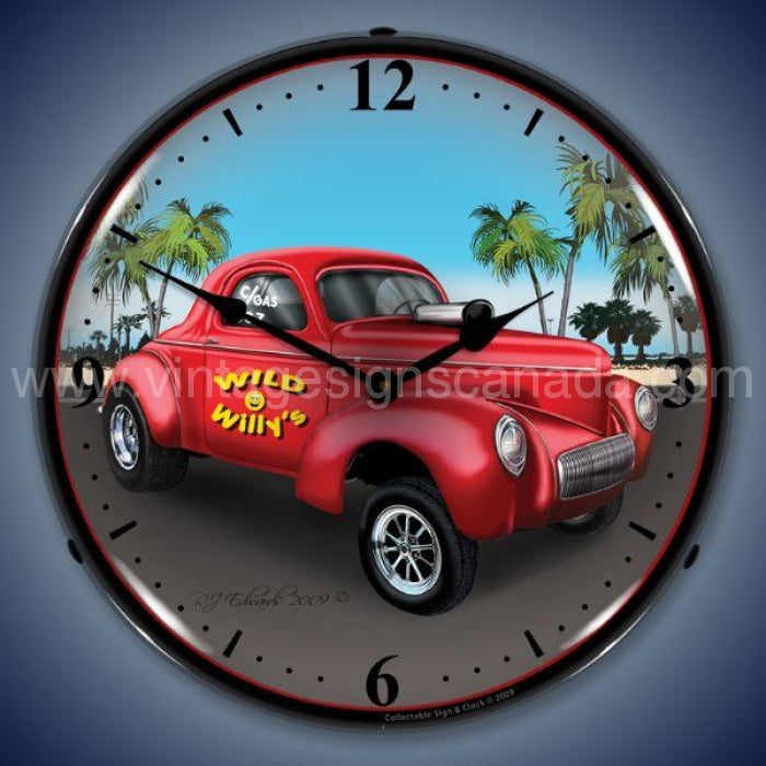 Willys Gasser Led Clock