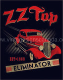 Zz Top-Eliminator Tin Sign